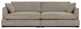 Beżowa sztruksowa sofa 266 cm Mobby – Scandic