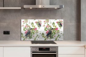 Panel Szklany Poranne Spotkanie na Gałęzi