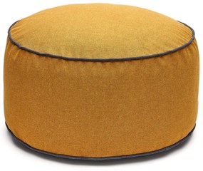 Musztardowy puf Viera – Kave Home