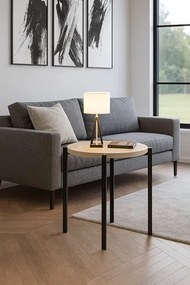 Minimalistyczny stolik kawowy dąb sonoma  K4-M47