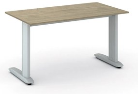 Biurko PRIMO FLEXIBLE, 140x80 cm, dąb naturalny
