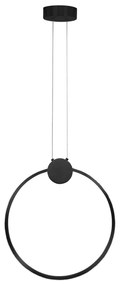 LAMPA SUFITOWA WISZĄCA LED APP1395-CP BLACK 40cm