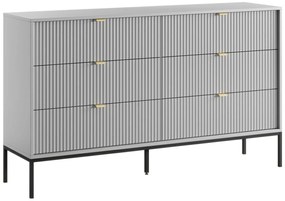 Komoda 6 szuflad - Szary - LIOUBA marki Pascal Morabito