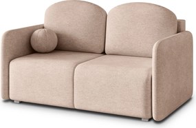 Masseno Sofa SUVI II z funkcją spania i pojemnikiem na pościel, Rozkładana sofa - Beżowy, NEVE 04