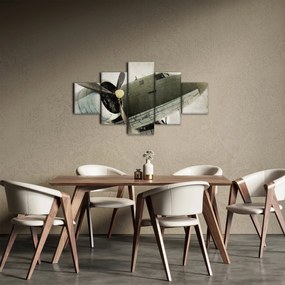 Obraz - Stary samolot śmigłowy (125x70 cm)