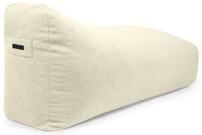 Jasnoszary worek do siedzenia z materiału bouclé Snug Long 140 – SLOWDOWN