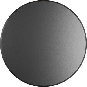 Mac Wall XL Black - kinkiet LED 20 W z przełącznikiem CCT, 2700 K/3200 K/4000 K, aluminiowy, 360-stopniowy - Beneito & Faure