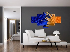 Szczegółowy obraz kwiatów (125x70 cm)