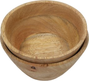 Zestaw misek z drewna mango, 2 sztuki, Ø 16 cm