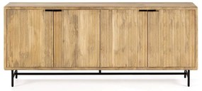 Niska komoda z litego drewna mango 190x85 cm Mundra – Marckeric
