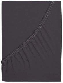 PrzytulneMieszkanie.pl Prześcieradło jerseyowe do łóżeczka dziecięcego EXCLUSIVE 60x120 cm antracytowe