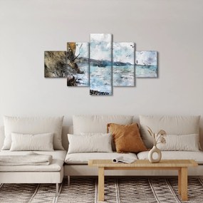 Obraz - Rafa, akwarela (125x70 cm)