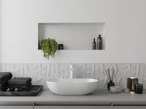 Mexen X-Wall-R półka wnękowa z kołnierzem 60 x 30 cm, biała - 1920603010