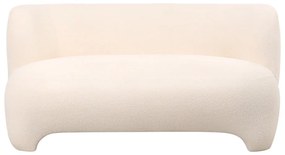 Biała sofa z materiału bouclé 142 cm Ardor – Leitmotiv