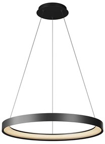 Top Light-LED Żyrandol ściemnialny na lince ORBIT LED/40W/230V 3000-6500K śr. 50 cm czarny+pilot