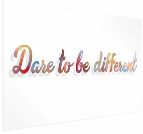Plakat Be different 42x29,7 cm bez ramy bez marginesu ARTGEIST B