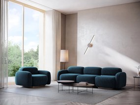 Zestaw modułowych mebli wypoczynkowych do salonu, 4-osobowa sofa i fotel Ailani