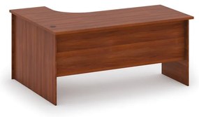 Ergonomiczne biurko MIRELLI, 140x120 cm, prawe, orzech