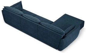 Ciemnoniebieski narożnik (lewostronny) Vanda – Mazzini Sofas
