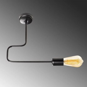 Czarna metalowa lampa wisząca Opviq lights Ourania