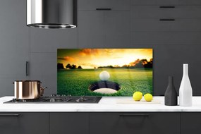 Panel Szklany do Kuchni Perfekcyjne Pole Golfowe