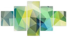 Obraz abstrakcji geometrycznej (125x70 cm)