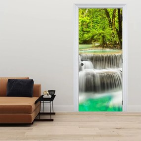 Fototapeta na drzwi - Wodospady (95x205cm)