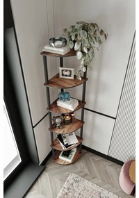 Regał Corner Walnut, 6 półek, M
