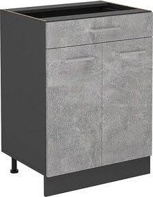 Szafka dolna do kuchni beton 60x46x81.6 r-line
