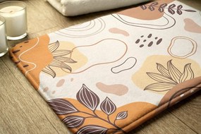 Dywanik antypoślizgowy do łazienki Dywanik antypoślizgowy do łazienki Kwiatowe Abstrakcje