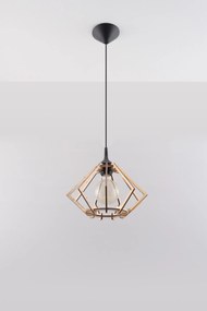 Drewniana lampa wisząca w stylu boho - EX519-Pompella