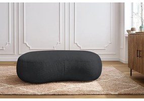 Ciemnoszary podnóżek z materiału bouclé Saint-Germain – Bobochic Paris