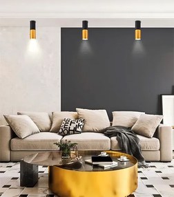 Czarno-złota lampa sufitowa - 5X D260 E5-K44