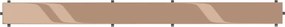 Mexen Flat M13 maskownica 2w1 do odpływu liniowego 70 cm, różowe złoto - 1619070