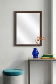 Ciemnobrązowe lustro ścienne drewniane R8-D87