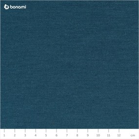 Fotel rozkładany z niebieskozielonym obiciem Karup Design Roots Raw/Petrol Blue