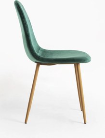 Zestaw 4 Krzese Teok Aksamitne