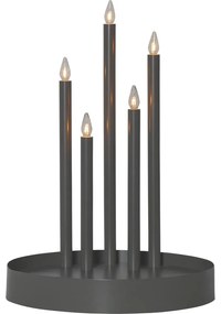 Czarna dekoracja świetlna ø 32 cm Deco – Star Trading