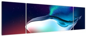 Obraz - Kosmiczny wieloryb (170x50 cm)