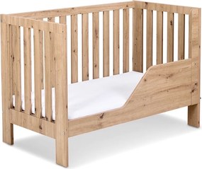 Łóżeczko dziecięce z funkcją sofy Amelia II 120x60, dąb