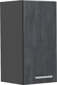 Szafka ścienna czarny beton 30x31x60 r-line