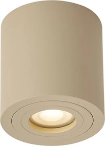 Nowoczesny spot sufitowy Taupe GU10 50mm IP44 - Capa