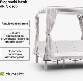Blumfeldt Eremitage Triple Sunbed leżak ogrodowy