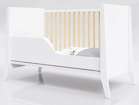 Łóżeczko Cosmo biało-sosna 120/60
