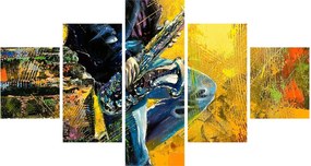 Obraz saksofonisty (125x70 cm)