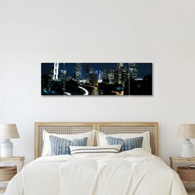 Obraz nocnej metropolii (170x50 cm)