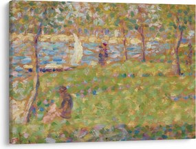 Obraz - Georges Seurat, Study for "La Grande Jatte", reprodukcje (70x50 cm)