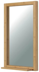 Lustro ścienne B043 NAT, bambus, M
