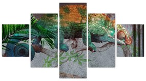 Obraz - Kameleon (125x70 cm)