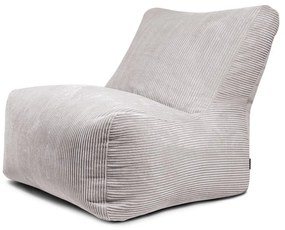 Jasnoszary sztruksowy worek do siedzenia Seat 100 Lounge – SLOWDOWN